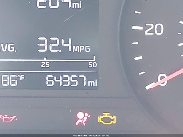 2019 Kia Rio S მანქანა იყიდება აუქციონზე, vin: 3KPA24AB2KE178329, აუქციონის ნომერი: 45151916