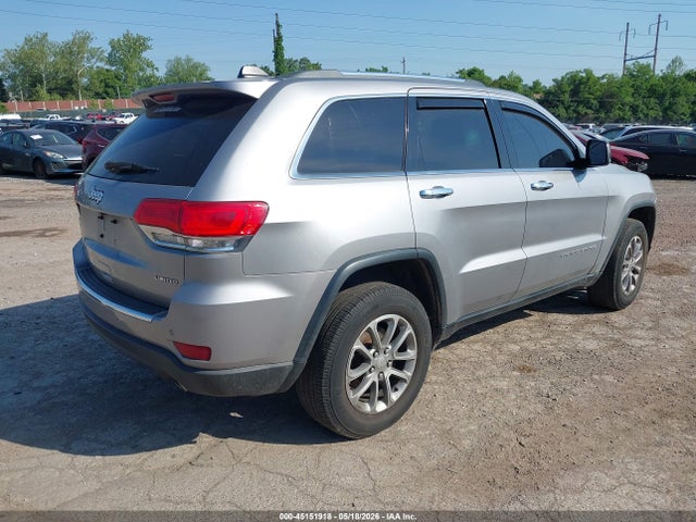 Продажа на аукционе авто 2015 Jeep Grand Cherokee Limited, vin: 1C4RJFBG9FC921710, номер лота: 45151918