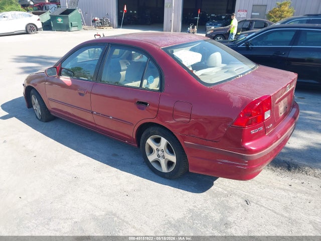 Aukcja sprzedaży 2005 Honda Civic Ex, vin: 2HGES26755H520960, numer aukcji: 45151922