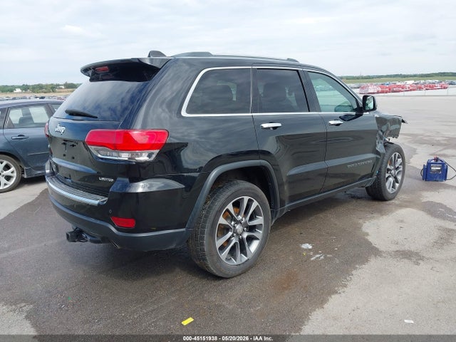 Продаж на аукціоні авто 2018 Jeep Grand Cherokee Limited 4x4, vin: 1C4RJFBG7JC257870, номер лоту: 45151938