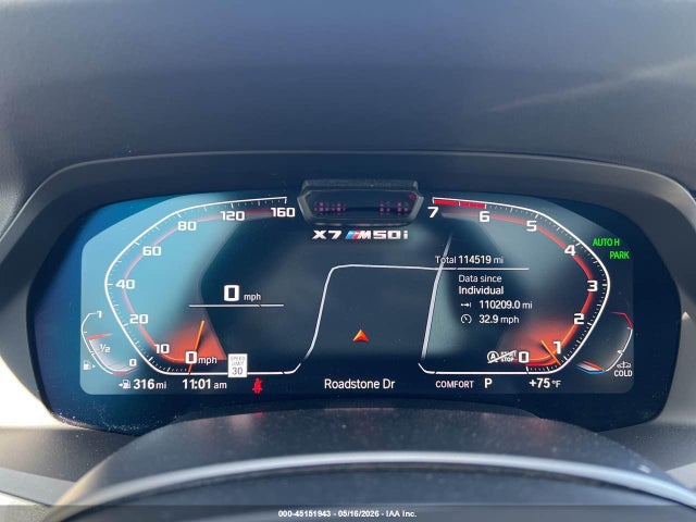 Aukcja sprzedaży 2022 Bmw X7 M50i, vin: 5UXCX6C00N9J47458, numer aukcji: 45151943