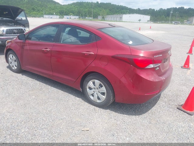 45151955 :رقم المزاد ، 5NPDH4AE8GH671652 vin ، 2016 Hyundai Elantra Se مزاد بيع