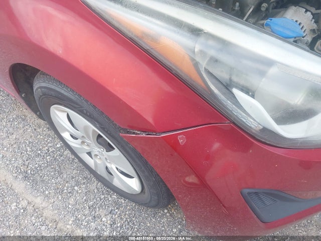 45151955 :رقم المزاد ، 5NPDH4AE8GH671652 vin ، 2016 Hyundai Elantra Se مزاد بيع