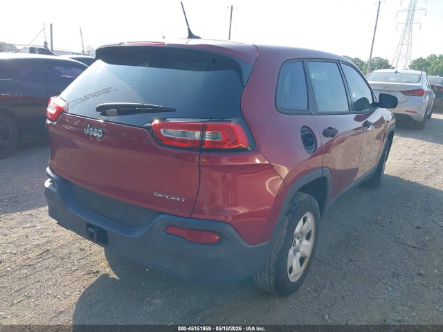 Продаж на аукціоні авто 2014 Jeep Cherokee Sport, vin: 1C4PJLAB9EW154787, номер лоту: 45151959