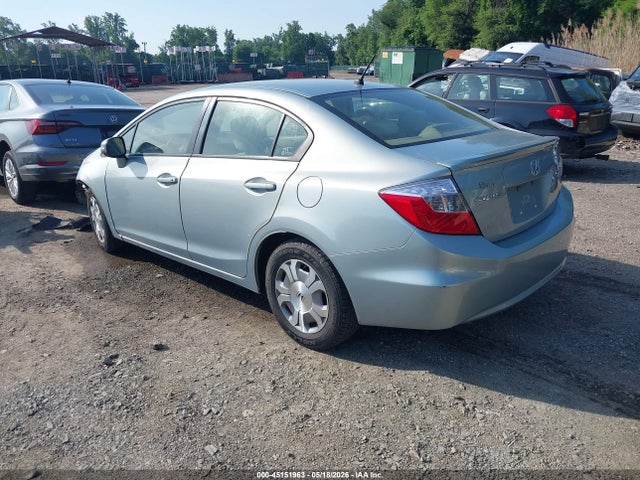 2012 Honda Civic Hybrid მანქანა იყიდება აუქციონზე, vin: JHMFB4F24CS011420, აუქციონის ნომერი: 45151963