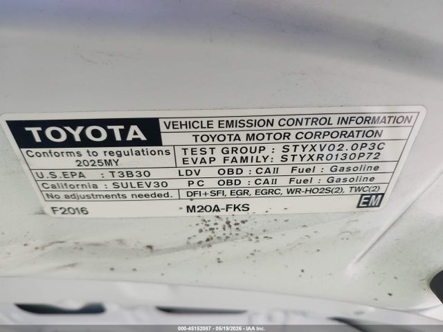 Toyota COROLLA LE 2025 5YFB4MDE8SP252954 Image 19