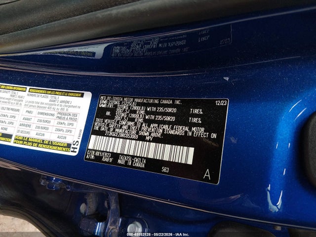 45152128 :رقم المزاد ، 2T2KGCEZ8RC053069 vin ، 2024 Lexus Nx 350 F Sport Handling مزاد بيع