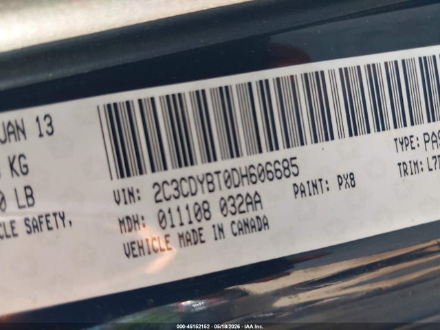 Aukcja sprzedaży 2013 Dodge Challenger R/t, vin: 2C3CDYBT0DH606685, numer aukcji: 45152152