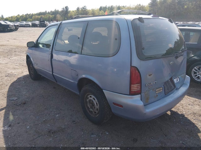 1997 Nissan Quest Gxe/xe მანქანა იყიდება აუქციონზე, vin: 4N2DN1118VD839231, აუქციონის ნომერი: 45152302