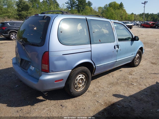 1997 Nissan Quest Gxe/xe მანქანა იყიდება აუქციონზე, vin: 4N2DN1118VD839231, აუქციონის ნომერი: 45152302