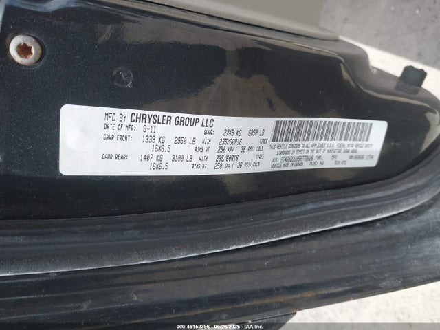 Aukcja sprzedaży 2011 Dodge Grand Caravan Mainstreet, vin: 2D4RN3DG0BR772026, numer aukcji: 45152396