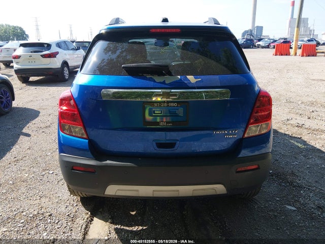 2016 Chevrolet Trax Ltz მანქანა იყიდება აუქციონზე, vin: KL7CJRSB2GB549336, აუქციონის ნომერი: 45152555