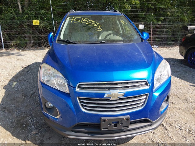 2016 Chevrolet Trax Ltz მანქანა იყიდება აუქციონზე, vin: KL7CJRSB2GB549336, აუქციონის ნომერი: 45152555