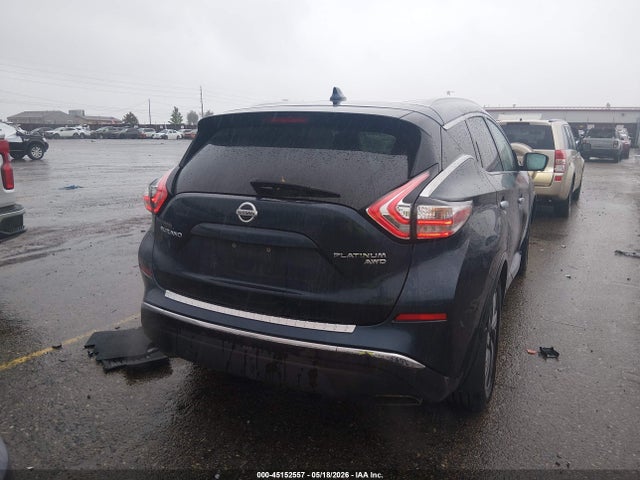 45152557 :رقم المزاد ، 5N1AZ2MHXGN151670 vin ، 2016 Nissan Murano Platinum مزاد بيع