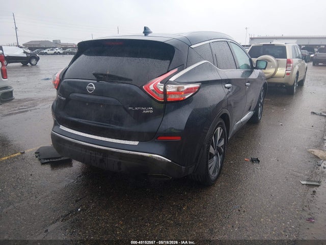 45152557 :رقم المزاد ، 5N1AZ2MHXGN151670 vin ، 2016 Nissan Murano Platinum مزاد بيع