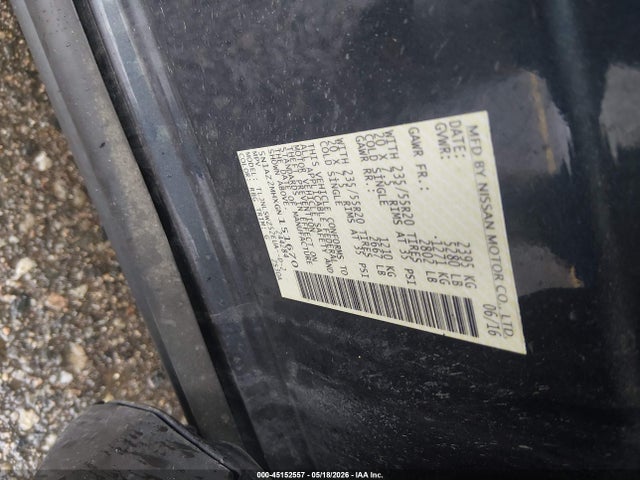 45152557 :رقم المزاد ، 5N1AZ2MHXGN151670 vin ، 2016 Nissan Murano Platinum مزاد بيع