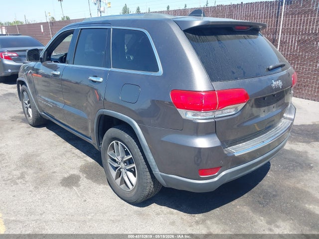Продаж на аукціоні авто 2018 Jeep Grand Cherokee Limited 4x2, vin: 1C4RJEBG9JC489753, номер лоту: 45152619