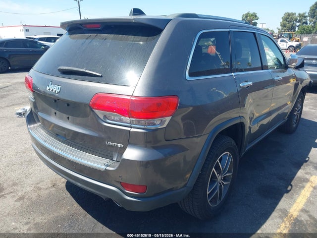 Продаж на аукціоні авто 2018 Jeep Grand Cherokee Limited 4x2, vin: 1C4RJEBG9JC489753, номер лоту: 45152619