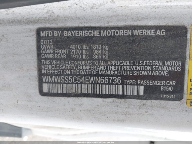 WMWSS5C54EWN66736 Mini Paceman Cooper S
