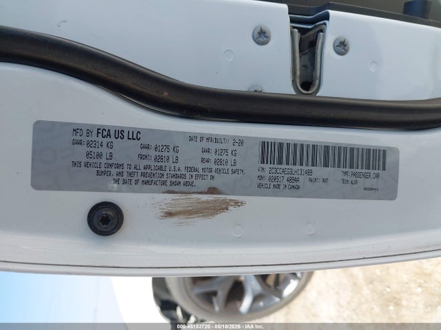 Продажа на аукционе авто 2020 Chrysler 300 Limited, vin: 2C3CCAEG3LH131489, номер лота: 45152720