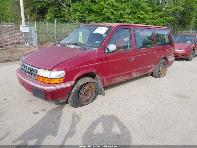 45152725 :رقم المزاد ، 1B4GK44R9MX657916 vin ، 1991 Dodge Grand Caravan Se مزاد بيع