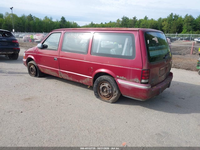 45152725 :رقم المزاد ، 1B4GK44R9MX657916 vin ، 1991 Dodge Grand Caravan Se مزاد بيع