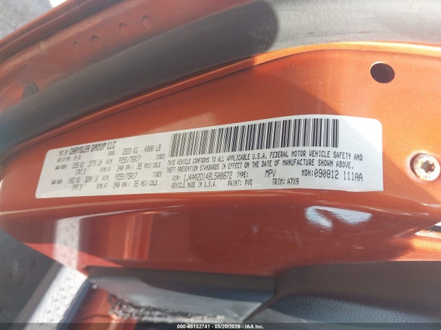 Aukcja sprzedaży 2011 Jeep Wrangler Sport, vin: 1J4AA2D14BL508872, numer aukcji: 45152741