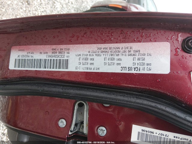45152766 :رقم المزاد ، 2C3CCAEG5KH594913 vin ، 2019 Chrysler 300 Limited مزاد بيع