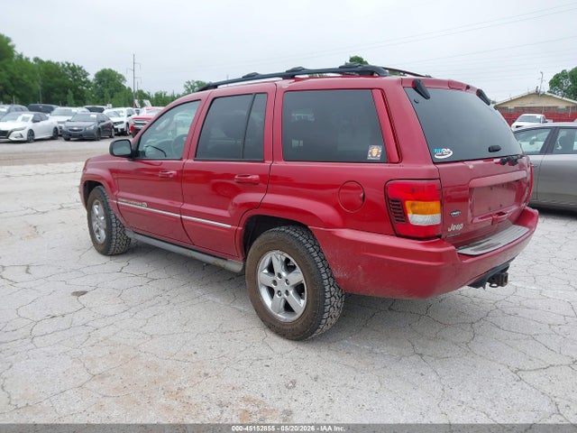 Aukcja sprzedaży 2004 Jeep Grand Cherokee Overland, vin: 1J8GW68J54C410125, numer aukcji: 45152855