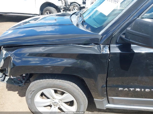2013 Jeep Patriot Latitude მანქანა იყიდება აუქციონზე, vin: 1C4NJPFA3DD205497, აუქციონის ნომერი: 45152955