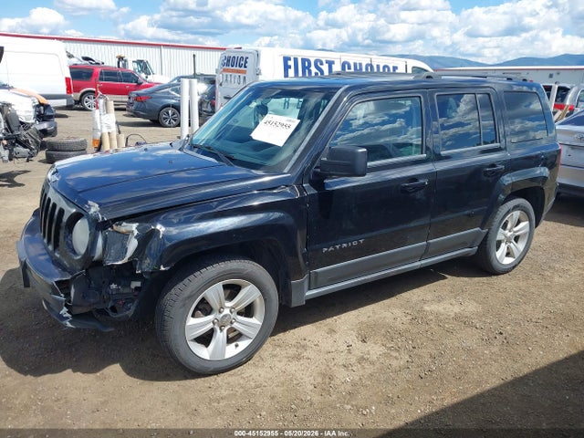2013 Jeep Patriot Latitude მანქანა იყიდება აუქციონზე, vin: 1C4NJPFA3DD205497, აუქციონის ნომერი: 45152955