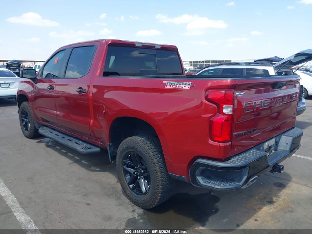45152982 :رقم المزاد ، 1GCPYFED5LZ318508 vin ، 2020 Chevrolet Silverado 1500 4wd  Short Bed Lt Trail Boss مزاد بيع
