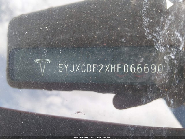 Aukcja sprzedaży 2017 Tesla Model X, vin: 5YJXCDE2XHF066690, numer aukcji: 45153065