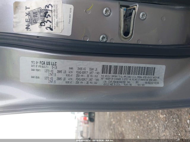 2019 Jeep Cherokee Trailhawk 4x4 მანქანა იყიდება აუქციონზე, vin: 1C4PJMBX3KD440769, აუქციონის ნომერი: 45153074