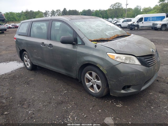 2013 Toyota Sienna L V6 7 Passenger მანქანა იყიდება აუქციონზე, vin: 5TDZK3DC2DS405299, აუქციონის ნომერი: 45153085