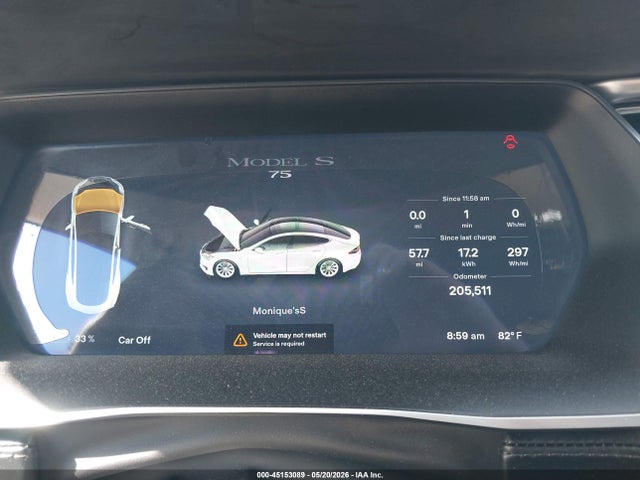 Продаж на аукціоні авто 2016 Tesla Model S 60/70/75/85, vin: 5YJSA1E14GF156163, номер лоту: 45153089