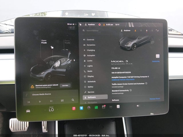 Aukcja sprzedaży 2019 Tesla Model 3 Long Range/mid Range/standard Range/standard Range Plus, vin: 5YJ3E1EA4KF302319, numer aukcji: 45153101