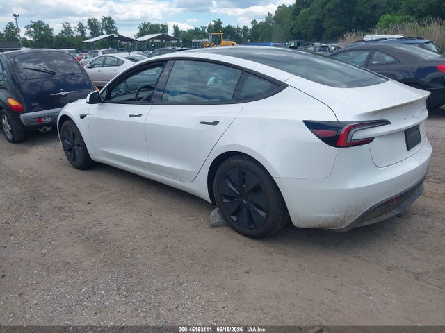 Aukcja sprzedaży 2025 Tesla Model 3 Long Range Rear-wheel Drive/standard Rear-wheel Drive, vin: 5YJ3E1EA4SF934737, numer aukcji: 45153111