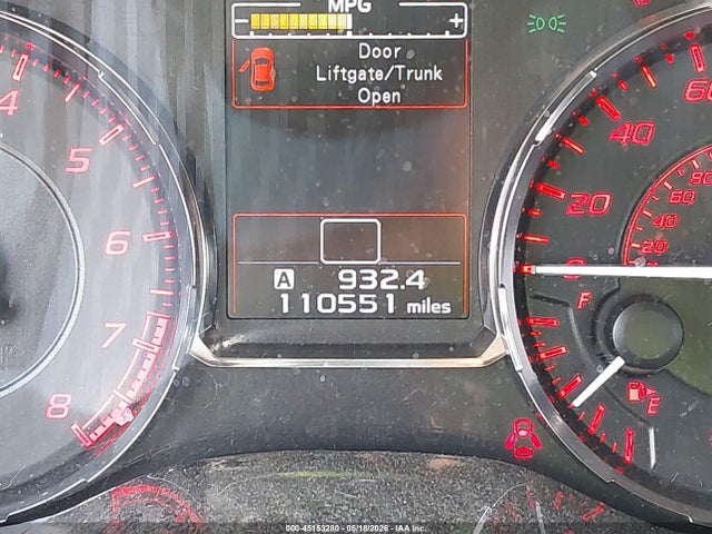Продаж на аукціоні авто 2017 Subaru Wrx Premium, vin: JF1VA1E66H9822871, номер лоту: 45153280