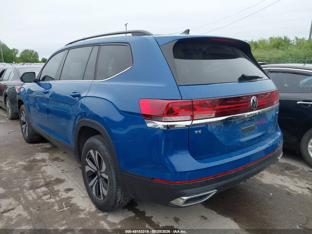 2025 Volkswagen Atlas 2.0t Se მანქანა იყიდება აუქციონზე, vin: 1V2LR2CA7SC523390, აუქციონის ნომერი: 45153319