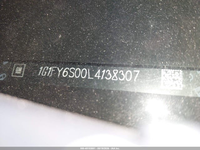 Продажа на аукционе авто 2020 Chevrolet Bolt Ev Fwd Lt, vin: 1G1FY6S00L4138307, номер лота: 45153581