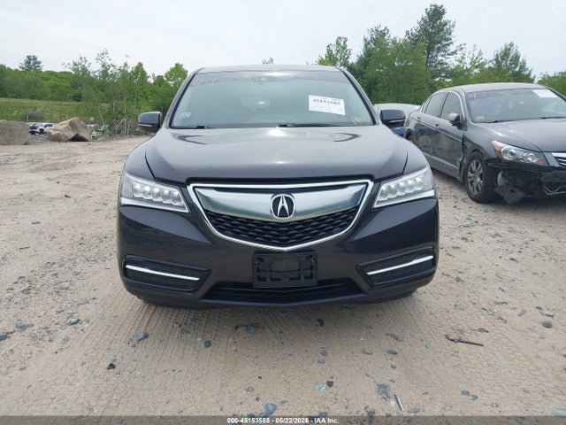 2016 Acura Mdx Acurawatch Plus Package მანქანა იყიდება აუქციონზე, vin: 5FRYD4H2XGB006676, აუქციონის ნომერი: 45153585