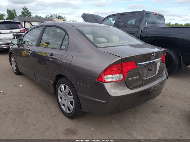 2009 Honda Civic Lx მანქანა იყიდება აუქციონზე, vin: 19XFA16539E035085, აუქციონის ნომერი: 45153661
