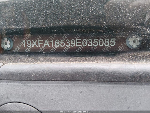 2009 Honda Civic Lx მანქანა იყიდება აუქციონზე, vin: 19XFA16539E035085, აუქციონის ნომერი: 45153661