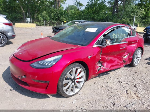 Tesla Model 3 Long Range/performance 2018 5YJ3E1EB3JF075406 Image 2