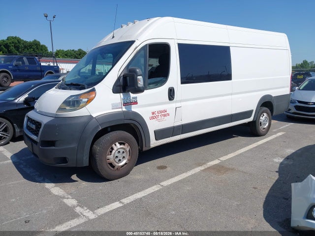 Продаж на аукціоні авто 2021 Ram Promaster 3500 Cargo Van High Roof 159 Wb Ext, vin: 3C6MRVJG2ME537554, номер лоту: 45153745