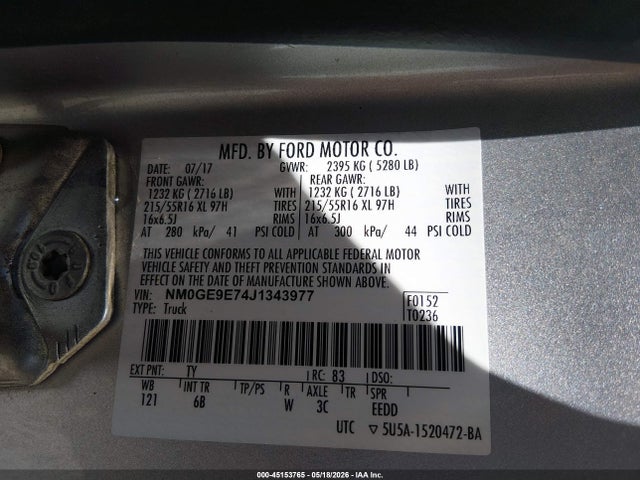 Ford Transit Connect Xl 2018 NM0GE9E74J1343977 Image 9