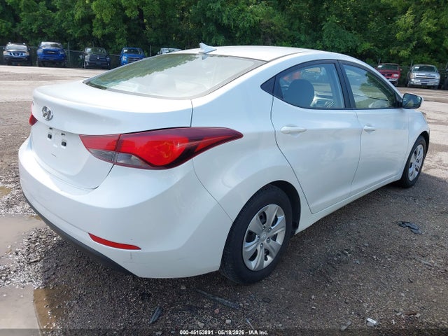 Aukcja sprzedaży 2016 Hyundai Elantra Se, vin: 5NPDH4AEXGH667313, numer aukcji: 45153891