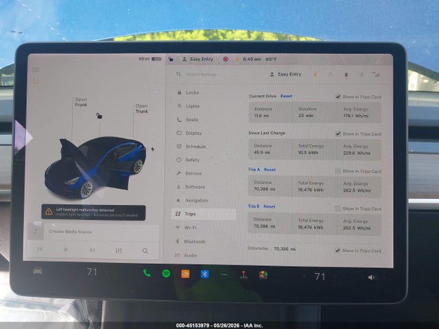 45153979 :رقم المزاد ، 5YJ3E1EB4MF087794 vin ، 2021 Tesla Model 3 Long Range مزاد بيع