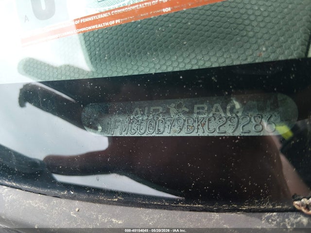 45154045 :رقم المزاد ، 1FMCU0D79BKC29286 vin ، 2011 Ford Escape Xlt مزاد بيع